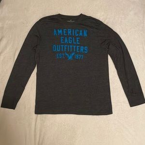 M American Eagle Outfitters Grey Long Sleeve Shirt